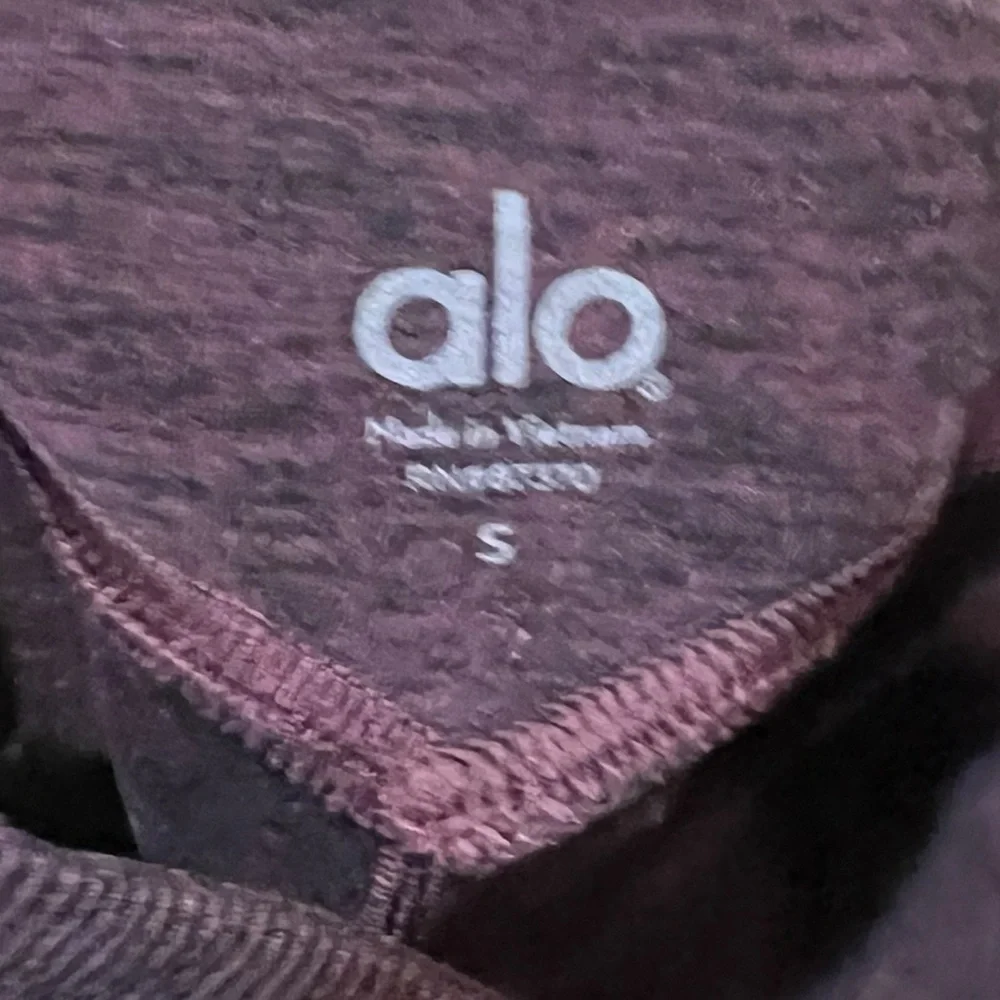 Alo Yoga High-Waist Lounge Legging in Oxblood Heather Size Small